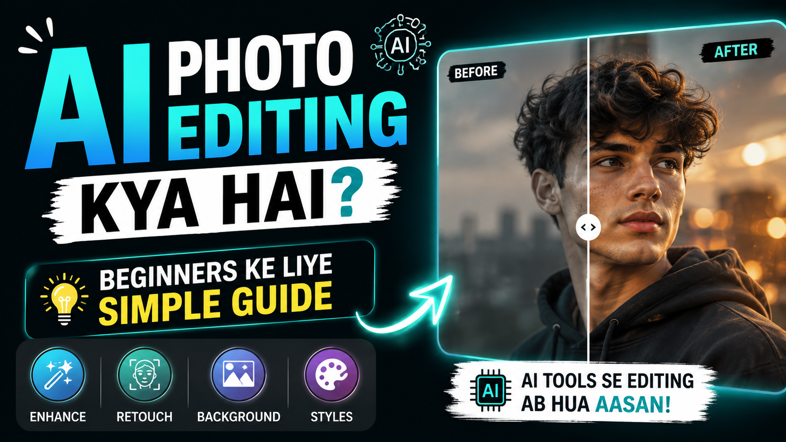 AI Photo Editing Kya Hai? Beginners Ke Liye Simple Guide