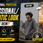 Professional cinematic photo editing
