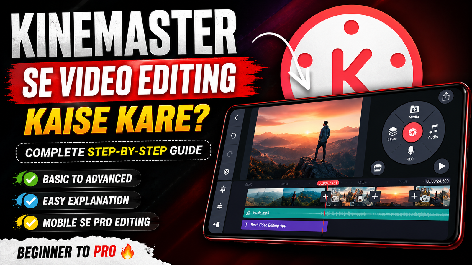 KineMaster Se Video Editing Kaise Kare